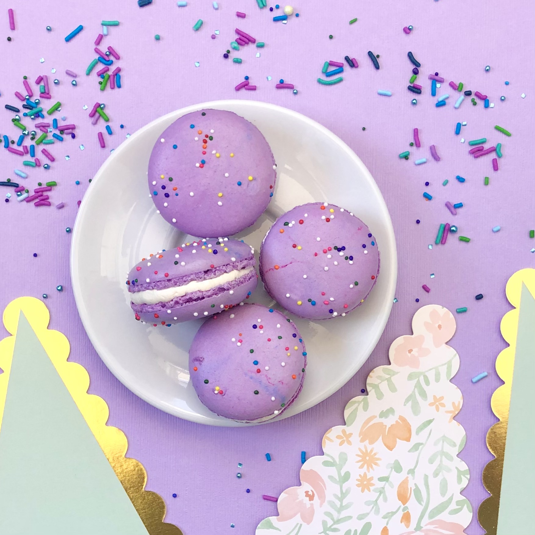 Birthday Cake Macaron Birthday Cake Macaron
