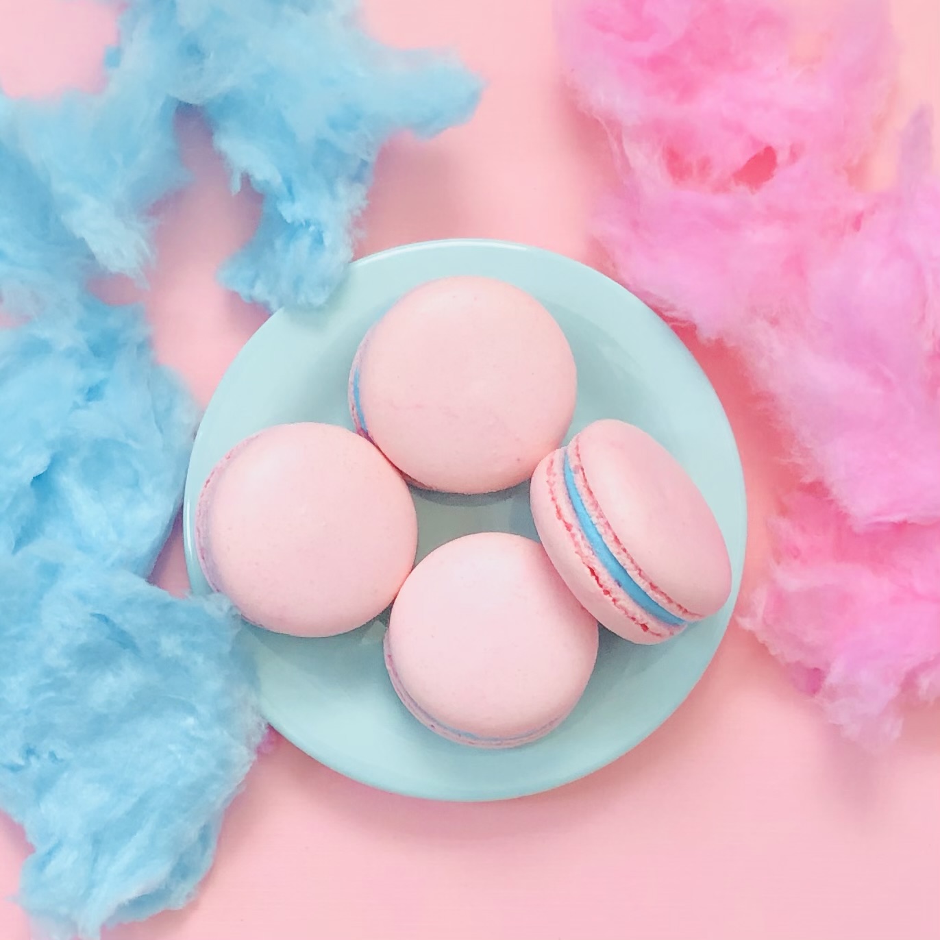 Cotton Candy Macaron Cotton Candy Macaron